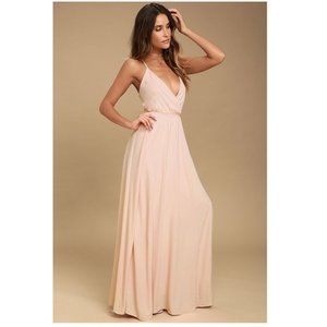 NWT!✨ Lulu's Everything's All Bright Backless Maxi